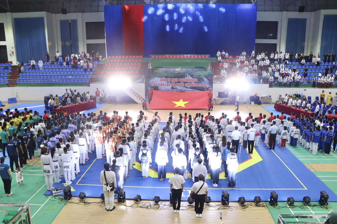 Khai mạc Giải Vô địch Taekwondo các Câu lạc bộ quốc gia năm 2026
