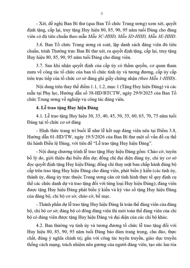 Hướng dẫn XÉT TẶNG HUY HIỆU ĐẢNG- Ảnh 3.