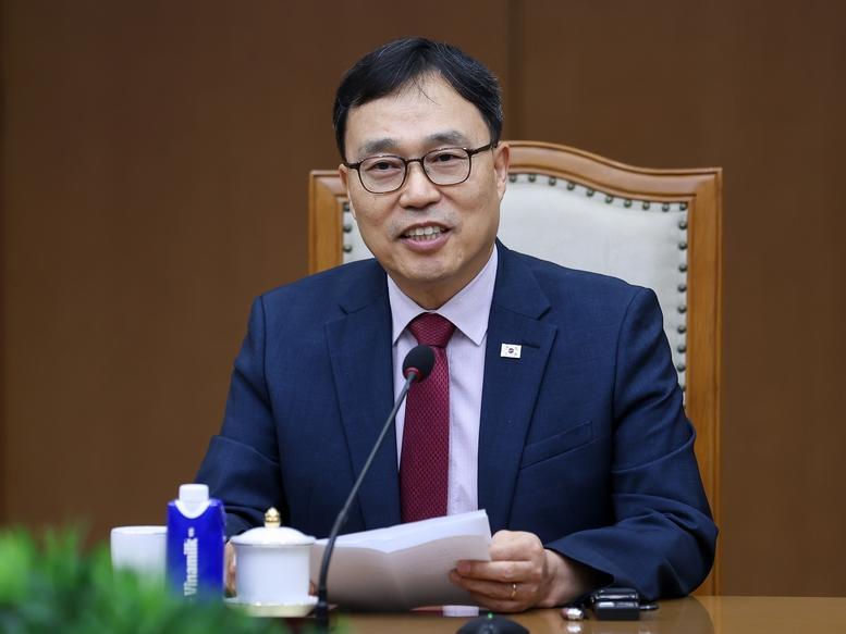 Thủ tướng Lê Minh Hưng tiếp Đại sứ Hàn Quốc: Hướng tới mục tiêu kim ngạch thương mại song phương 150 tỷ USD- Ảnh 3.