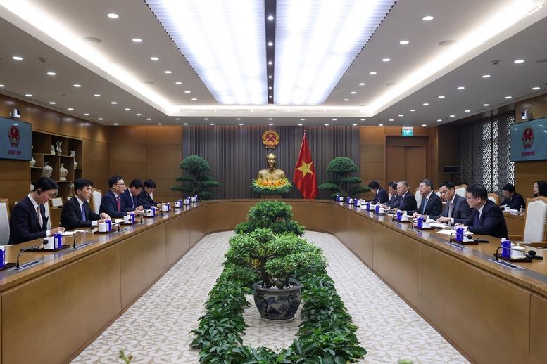 Thủ tướng Lê Minh Hưng tiếp Đại sứ Hàn Quốc: Hướng tới mục tiêu kim ngạch thương mại song phương 150 tỷ USD- Ảnh 4.