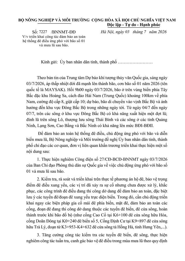 KHẨN TRƯƠNG ỨNG PHÓ BÃO SỐ 1 (MAYSAK) và MƯA LŨ với tinh thần QUYẾT LIỆT NHẤT- Ảnh 3.