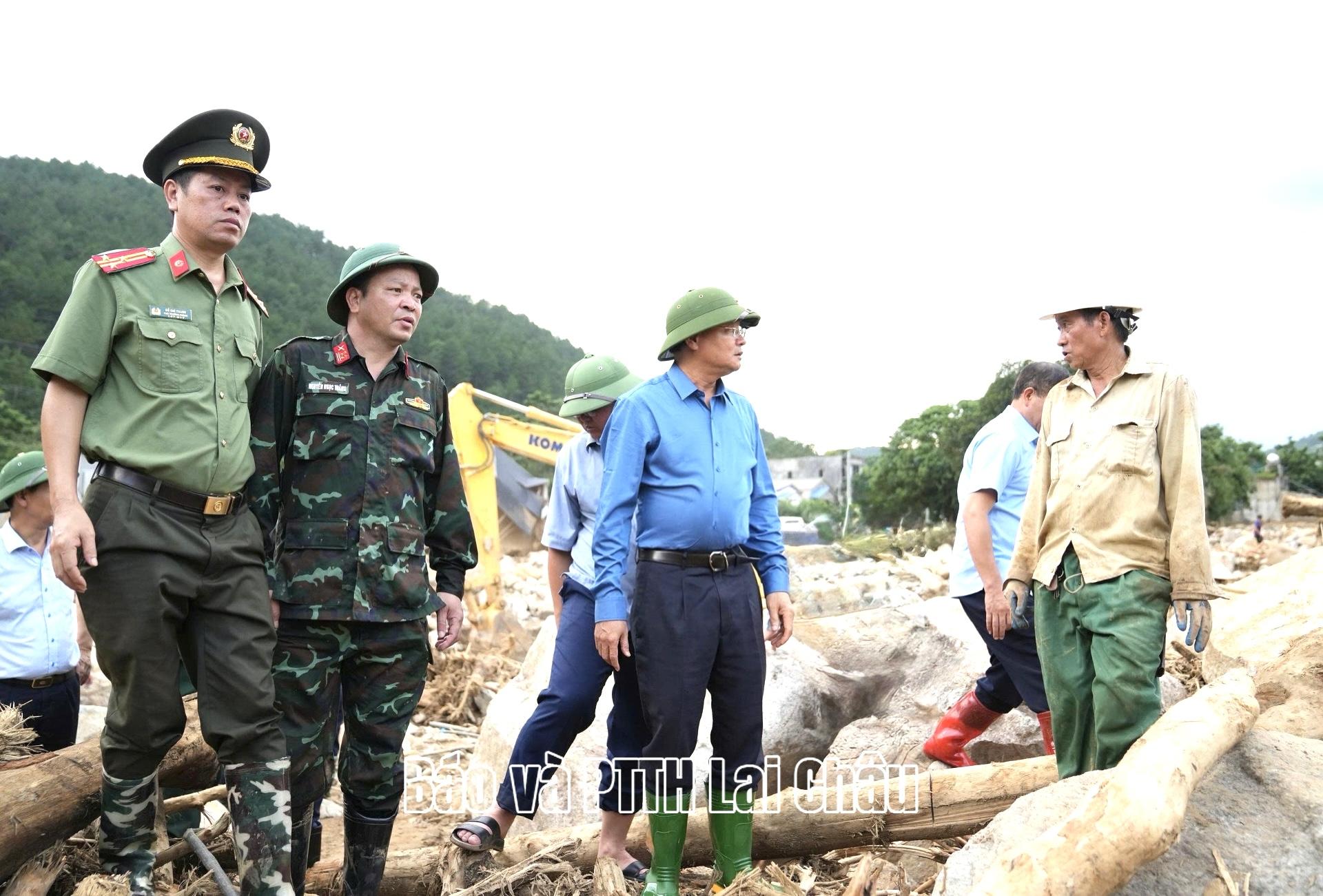 Bí thư Tỉnh ủy Lê Minh Ngân: An toàn và ổn định cuộc sống của nhân dân là ưu tiên hàng đầu sau thiên tai