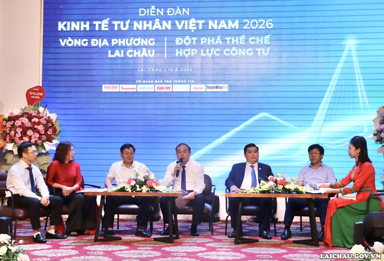 Diễn đàn Kinh tế tư nhân Việt Nam (VPSF) 2026 - Vòng địa phương Lai Châu