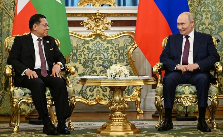 Tổng thống Nga Putin: Các doanh nghiệp Nga sẵn sàng tham gia thăm dò, khai thác dầu khí tại Myanmar- Ảnh 1.