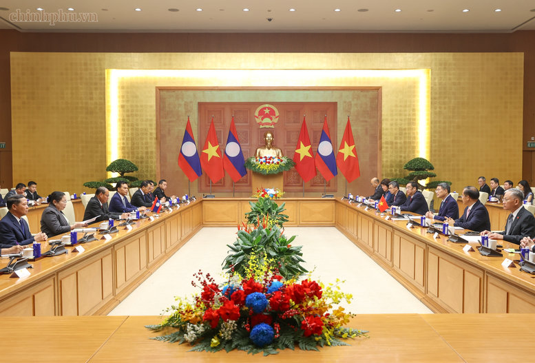 Lào quyết tâm cùng Việt Nam gìn giữ, vun đắp và phát huy mối quan hệ hữu nghị vĩ đại- Ảnh 7.