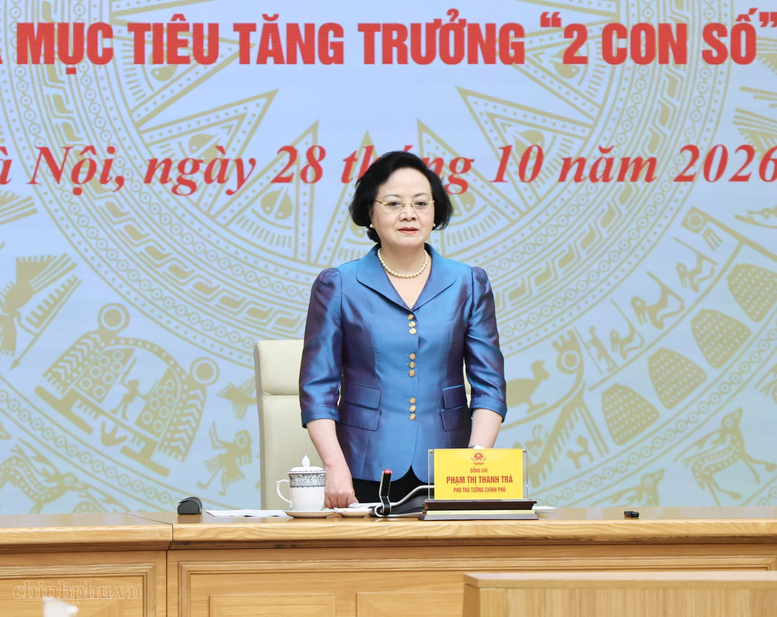 Phó Thủ tướng Phạm Thị Thanh Trà làm việc với 9 tỉnh vùng Trung du và miền núi phía bắc về mục tiêu tăng trưởng 2 con số - Ảnh 2.