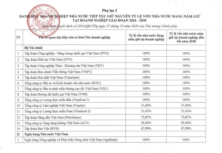 Phê duyệt Kế hoạch cơ cấu lại vốn nhà nước tại doanh nghiệp giai đoạn 2026 - 2030 - Ảnh 2.