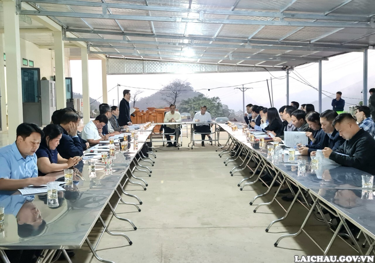 Đoàn công tác Bộ Nông nghiệp và Phát triển nông thôn thăm, làm việc tại tỉnh Lai Châu