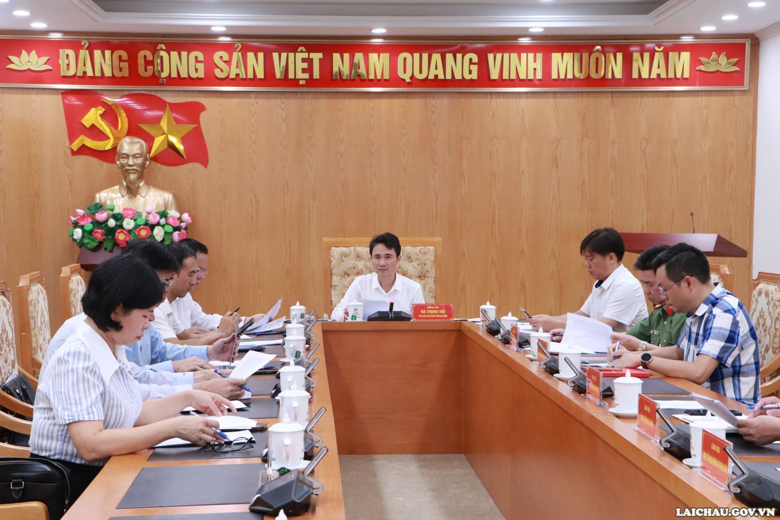 Họp Ban Tổ chức Hội thảo khoa học “Sâm Lai Châu - Tinh hoa đại ngàn Tây Bắc”