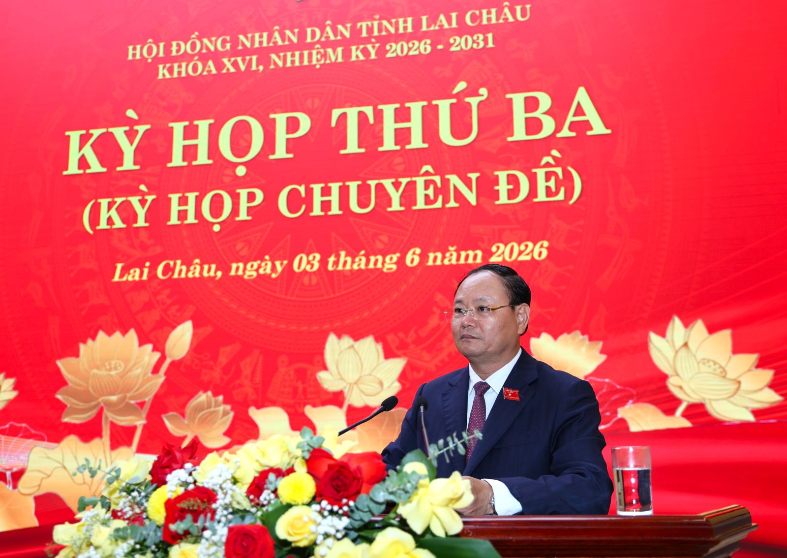 Khai mạc Kỳ họp thứ ba (Kỳ họp chuyên đề) HĐND tỉnh khóa XVI, nhiệm kỳ 2026 - 2031