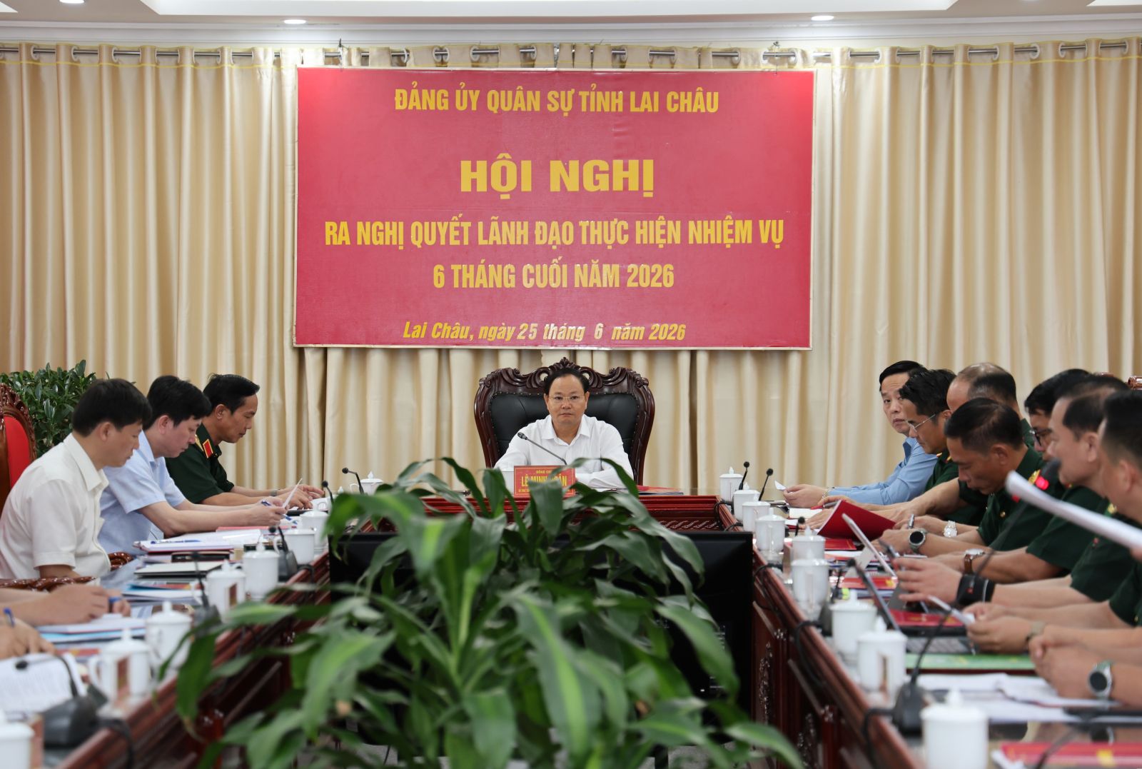 Hội nghị Đảng ủy Quân sự tỉnh ra Nghị quyết lãnh đạo nhiệm vụ 6 tháng cuối năm 2026