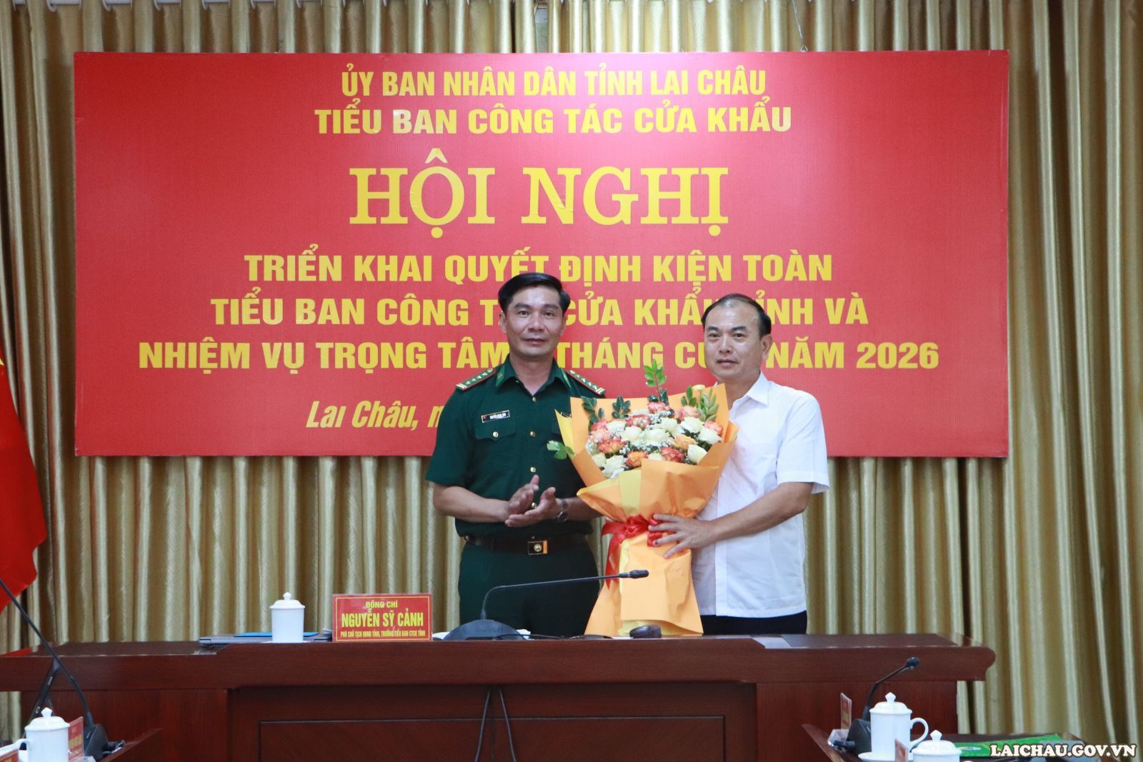 Hội nghị triển khai Quyết định kiện toàn Tiểu ban công tác cửa khẩu tỉnh và nhiệm vụ trọng tâm 6 tháng cuối năm 2026