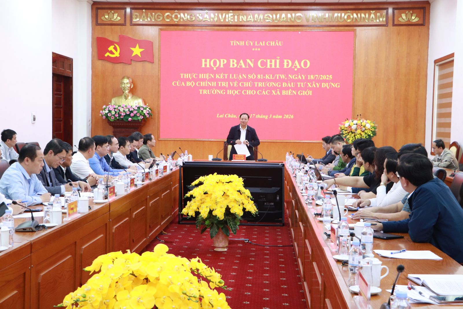 Lai Châu: Họp Ban Chỉ đạo thực hiện Thông báo kết luận số 81-TB/TW của Bộ Chính trị