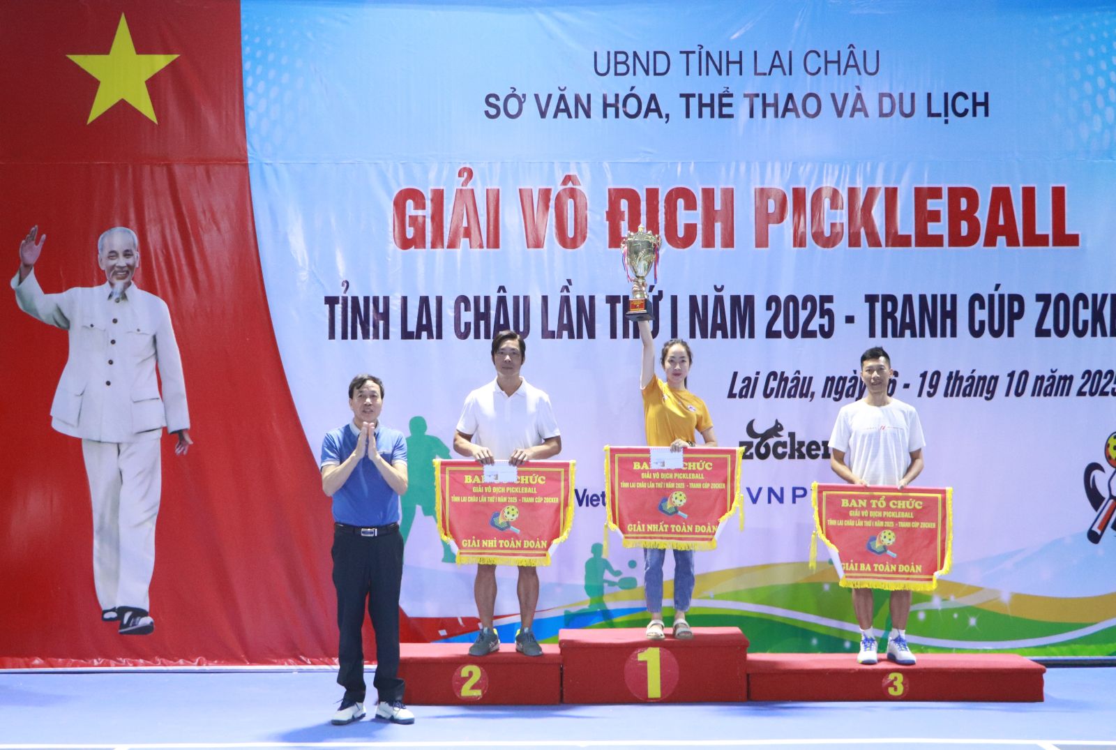 Bế mạc Giải Vô địch Pickleball tỉnh Lai Châu lần thứ I năm 2025 - Tranh cúp ZOCKER