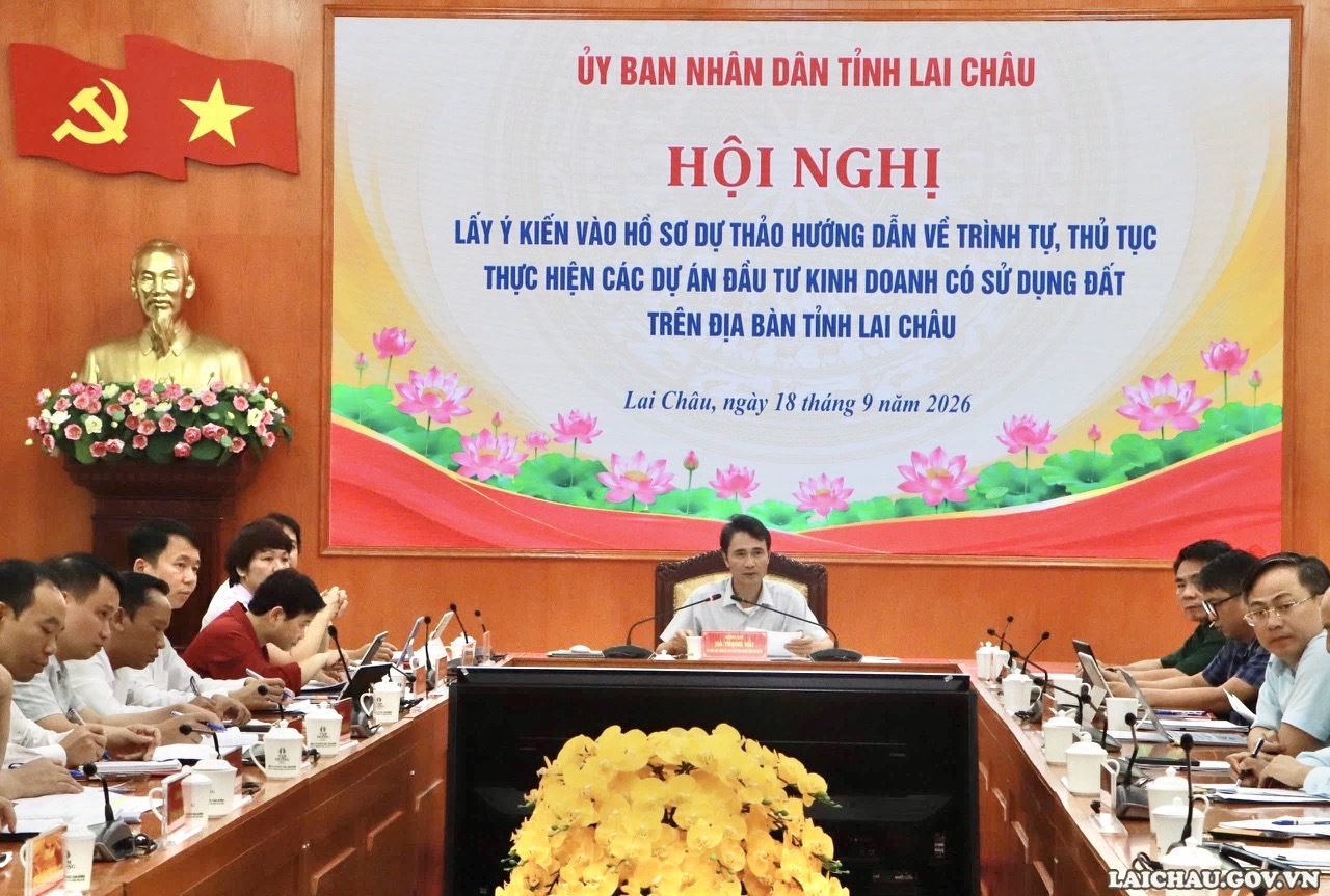 Hội nghị lấy ý kiến vào dự thảo Hướng dẫn trình tự, thủ tục thực hiện các dự án đầu tư kinh doanh có sử dụng đất