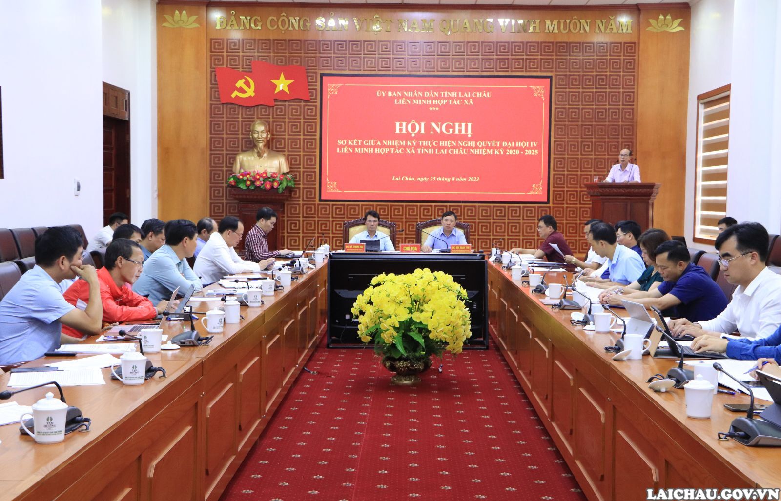 Sơ kết giữa nhiệm kỳ thực hiện Nghị quyết Đại hội Liên minh Hợp tác xã tỉnh Lai Châu nhiệm kỳ 2020-2025