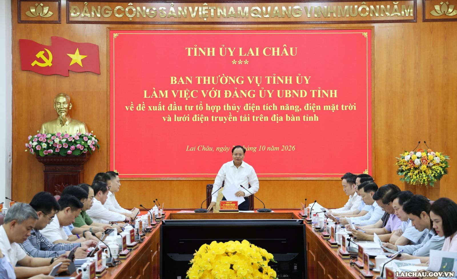 Lai Châu nghiên cứu đề xuất đầu tư tổ hợp năng lượng quy mô lớn: Đồng hành và tạo điều kiện cho nhà đầu tư để dự án sớm được thực hiện