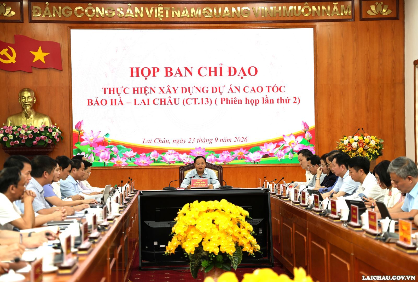 Họp Ban Chỉ đạo thực hiện xây dựng Dự án cao tốc Bảo Hà – Lai Châu (CT.13)