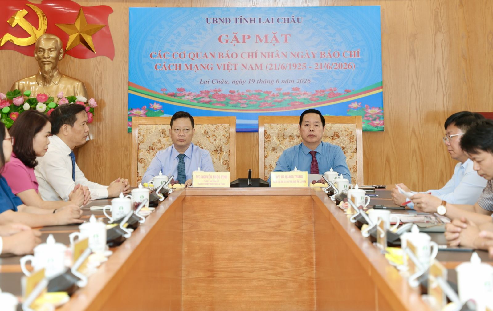 Lai Châu: Gặp mặt các cơ quan báo chí nhân kỷ niệm 101 năm Ngày Báo chí cách mạng Việt Nam
