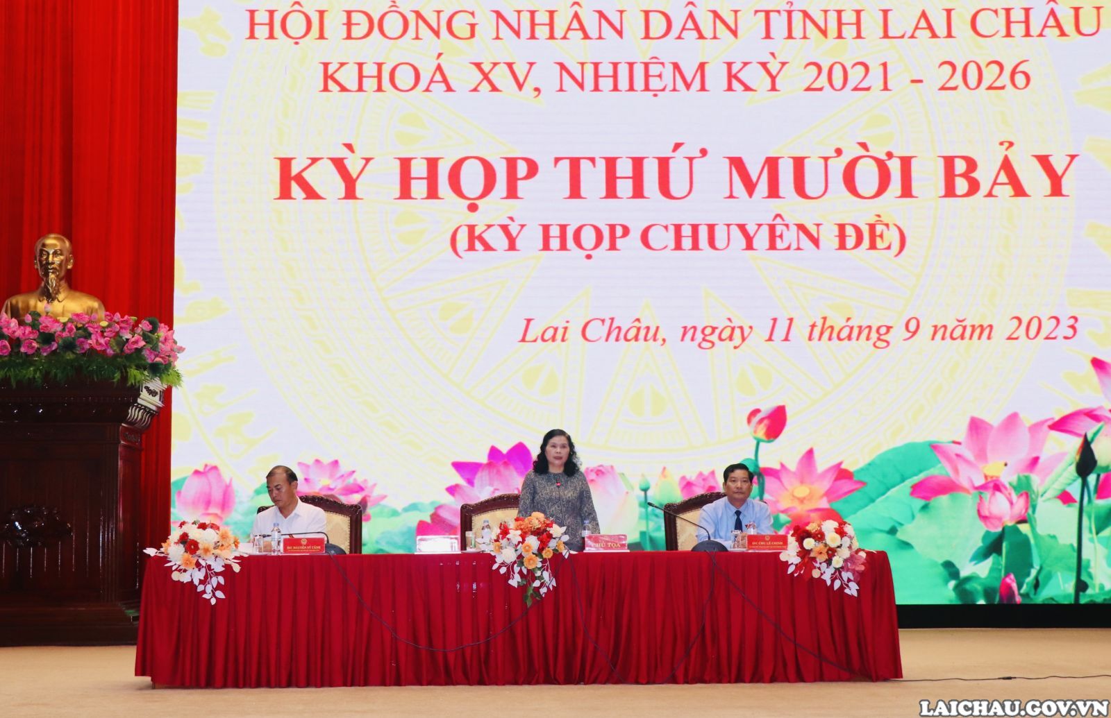 Kỳ họp thứ mười bảy (Kỳ họp chuyên đề) HĐND tỉnh Lai Châu khóa XV, nhiệm kỳ  2021 - 2026