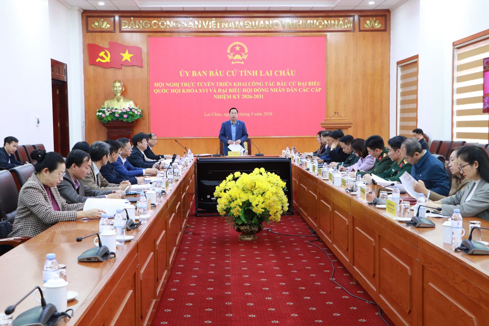 Ủy ban bầu cử tỉnh: Triển khai công tác bầu cử đại biểu Quốc hội khóa XVI và đại biểu Hội đồng nhân dân các cấp nhiệm kỳ 2026 - 2031