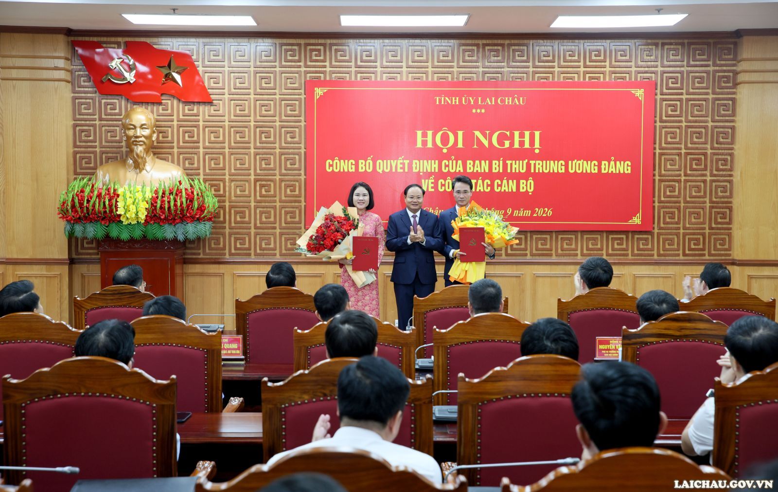Ban Bí thư chuẩn y đồng chí Hà Trọng Hải và đồng chí Đào Thị Lan Anh tham gia Ban Thường vụ Tỉnh ủy Lai Châu nhiệm kỳ 2025 - 2030