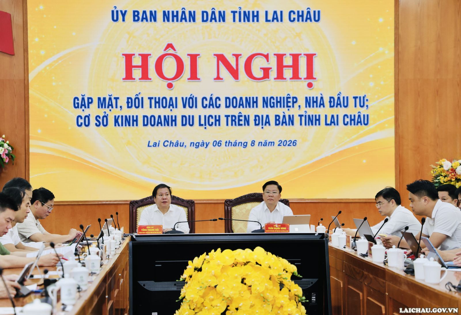 UBND tỉnh Lai Châu gặp mặt, đối thoại tháo gỡ khó khăn cho các doanh nghiệp du lịch, thúc đẩy phát triển du lịch Lai Châu bền vững