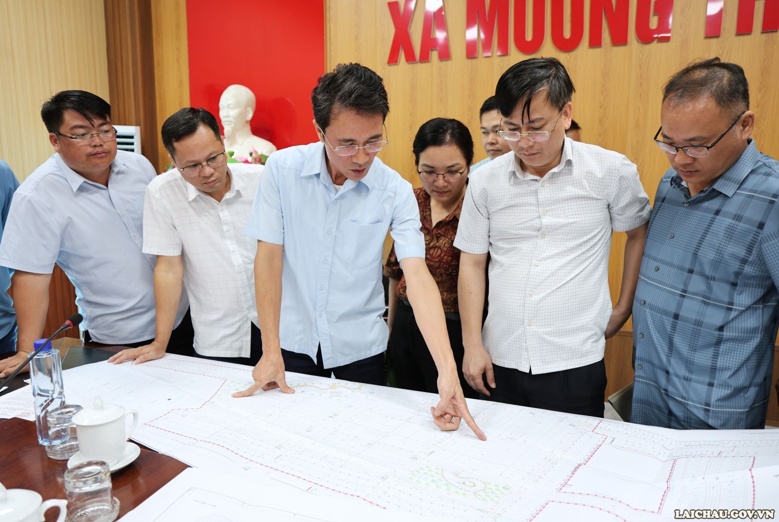 Phó Chủ tịch UBND tỉnh Hà Trọng Hải làm việc về triển khai công trình Khu tái định cư khắc phục hậu quả thiên tai tại xã Mường Than năm 2026