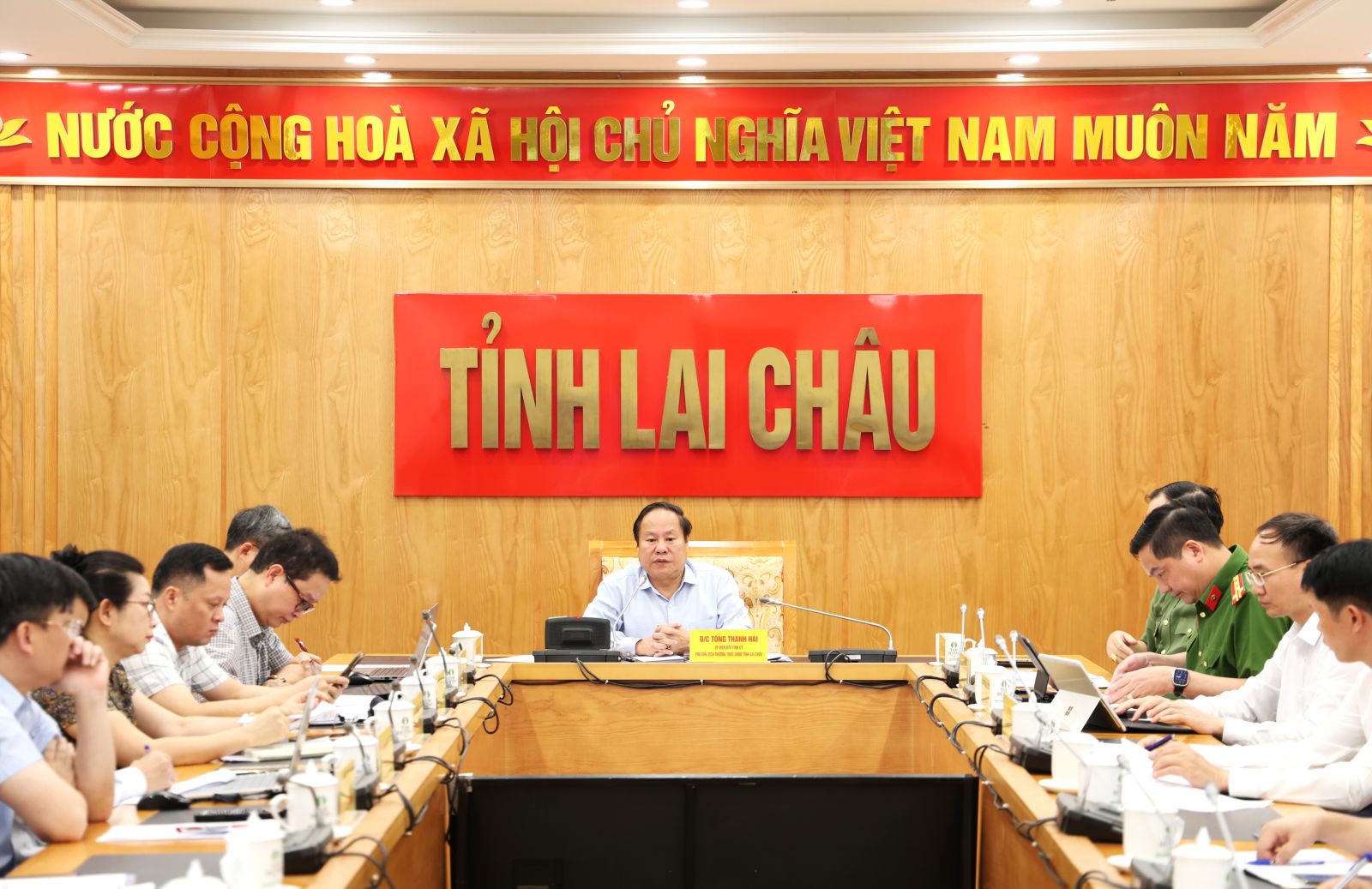 Lai Châu tiếp tục tháo gỡ những khó khăn, vướng mắc, đẩy nhanh tiến độ thực hiện các dự án xây dựng trường phổ thông nội trú liên cấp tại các xã biên giới