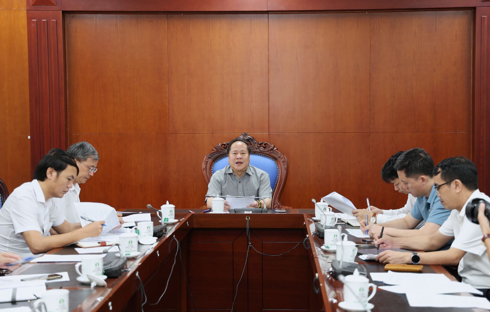 Chuẩn bị các điều kiện Lễ khánh thành Trường Phổ thông Nội trú Tiểu học và Trung học cơ sở Phong Thổ