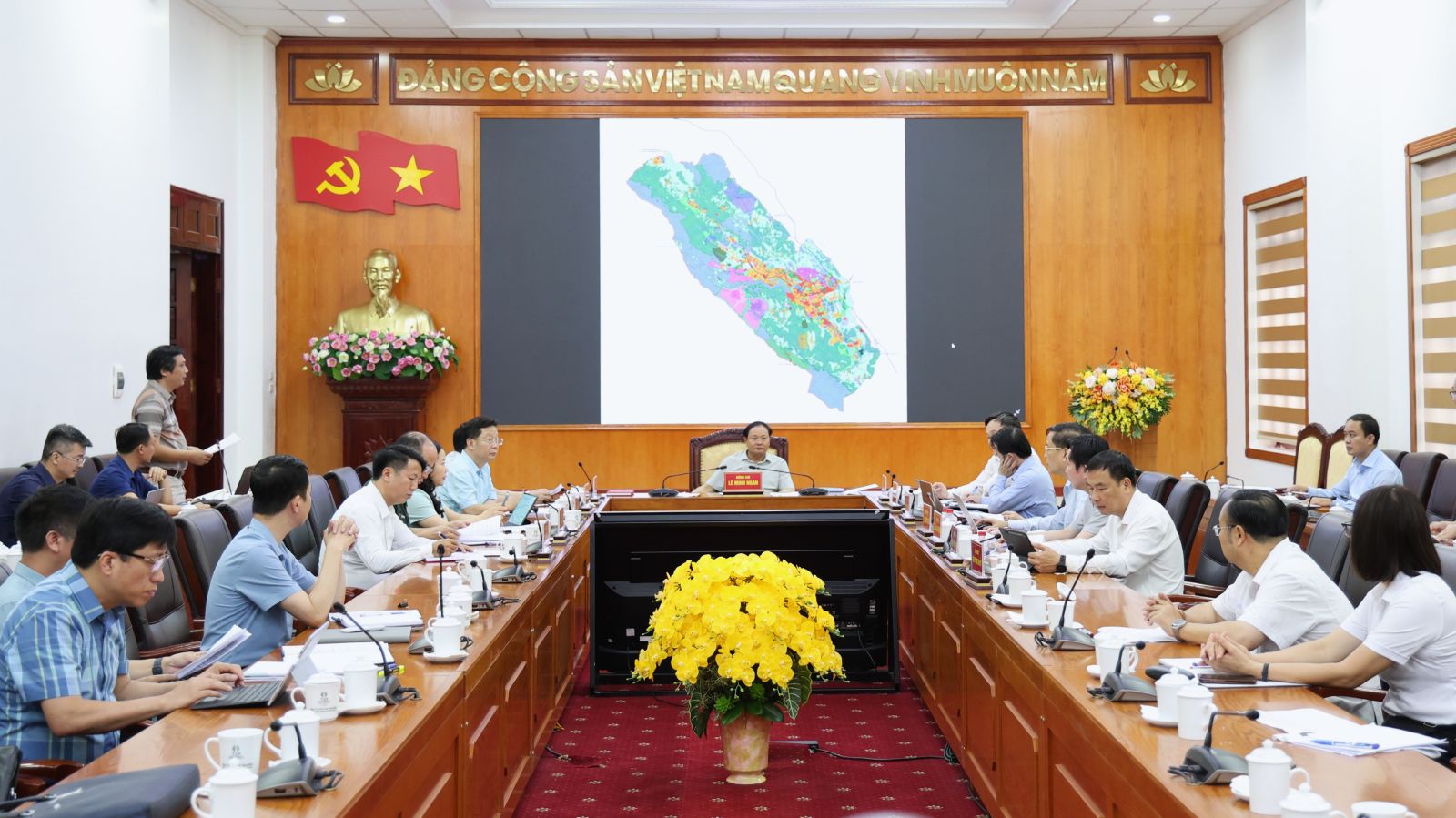 Ban Thường vụ Tỉnh ủy cho ý kiến vào Quy hoạch chung đô thị liên phường Tân Phong - Đoàn Kết, tỉnh Lai Châu (Đô thị Lai Châu)