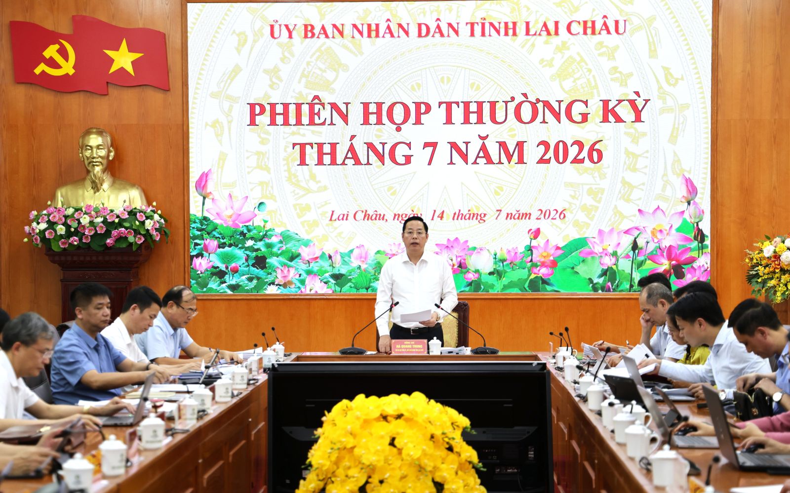 Phiên họp thường kỳ UBND tỉnh tháng 7 năm 2026