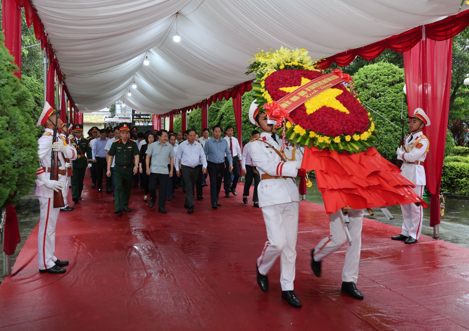 Lai Châu: Lễ khánh thành Dự án sửa chữa, cải tạo, nâng cấp công trình Nghĩa trang Liệt sĩ tỉnh