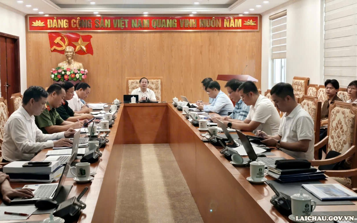Họp Hội đồng thẩm định quy hoạch chung các Khu du lịch quốc gia trên địa bàn tỉnh: Cao nguyên Sìn Hồ, Ô Quy Hồ
