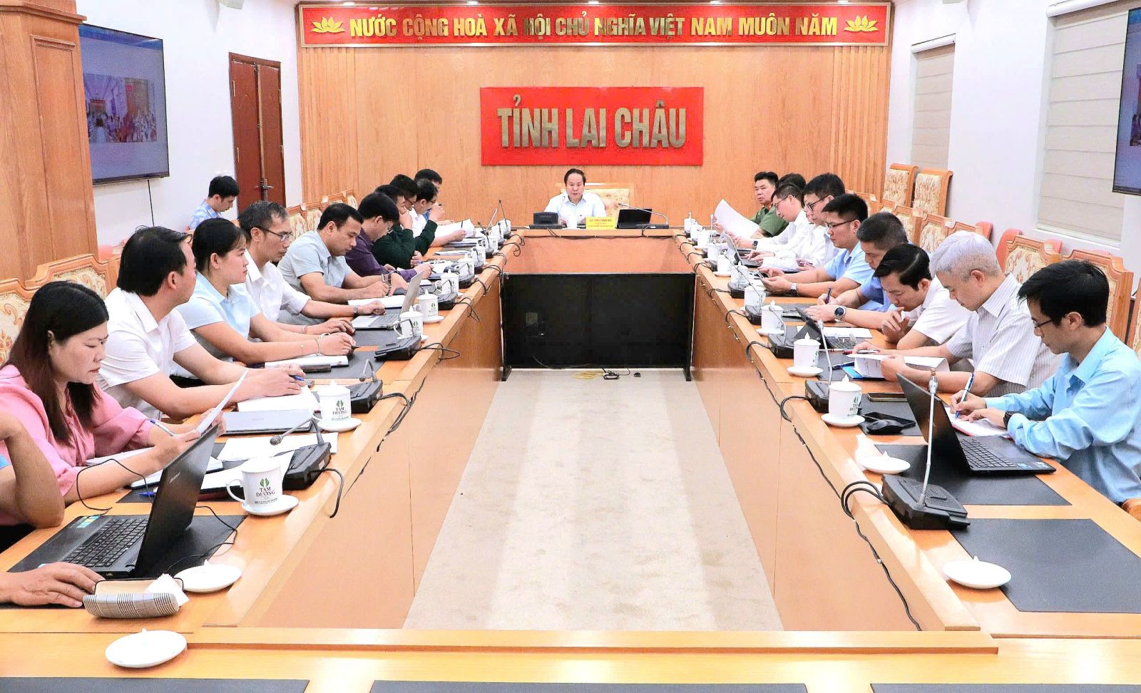 Lai Châu: Họp Ban Tổ chức Lễ hội Then Kin Pang năm 2026