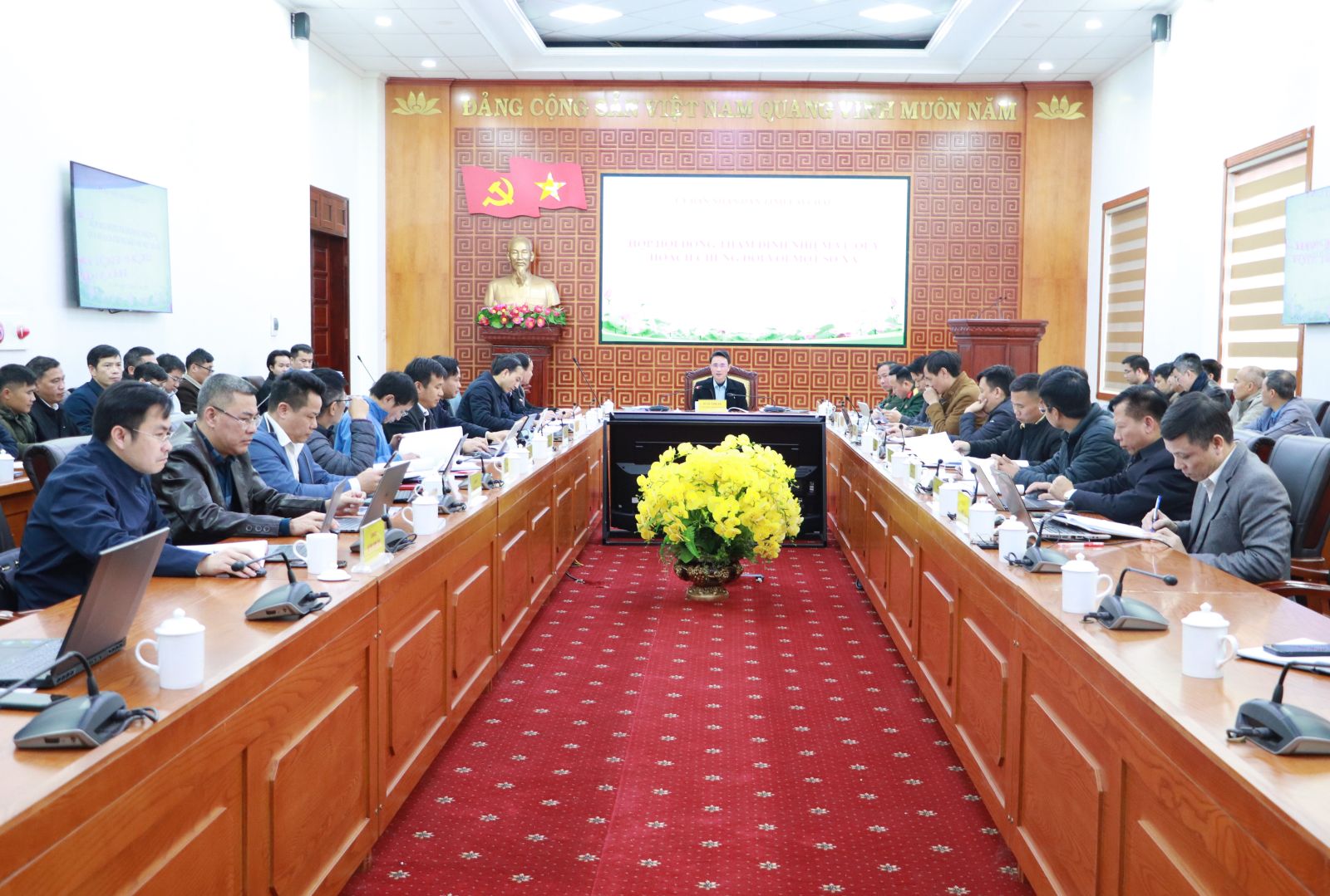 Họp Hội đồng thẩm định nhiệm vụ quy hoạch chung đối với một số xã trên địa bàn tỉnh Lai Châu