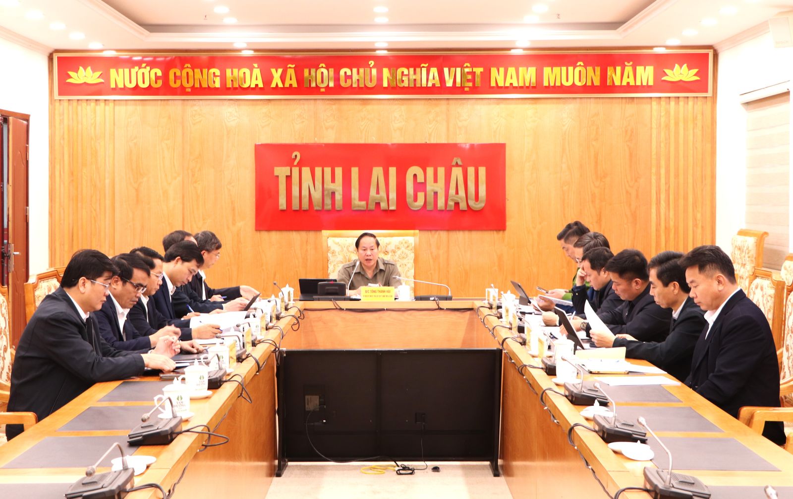 Sẵn sàng các điều kiện tổ chức Lễ khởi công các trường phổ thông nội trú tại các xã Khổng Lào, Sin Suối Hồ, Sì Lở Lầu, Thu Lũm, Pa Ủ, Mù Cả