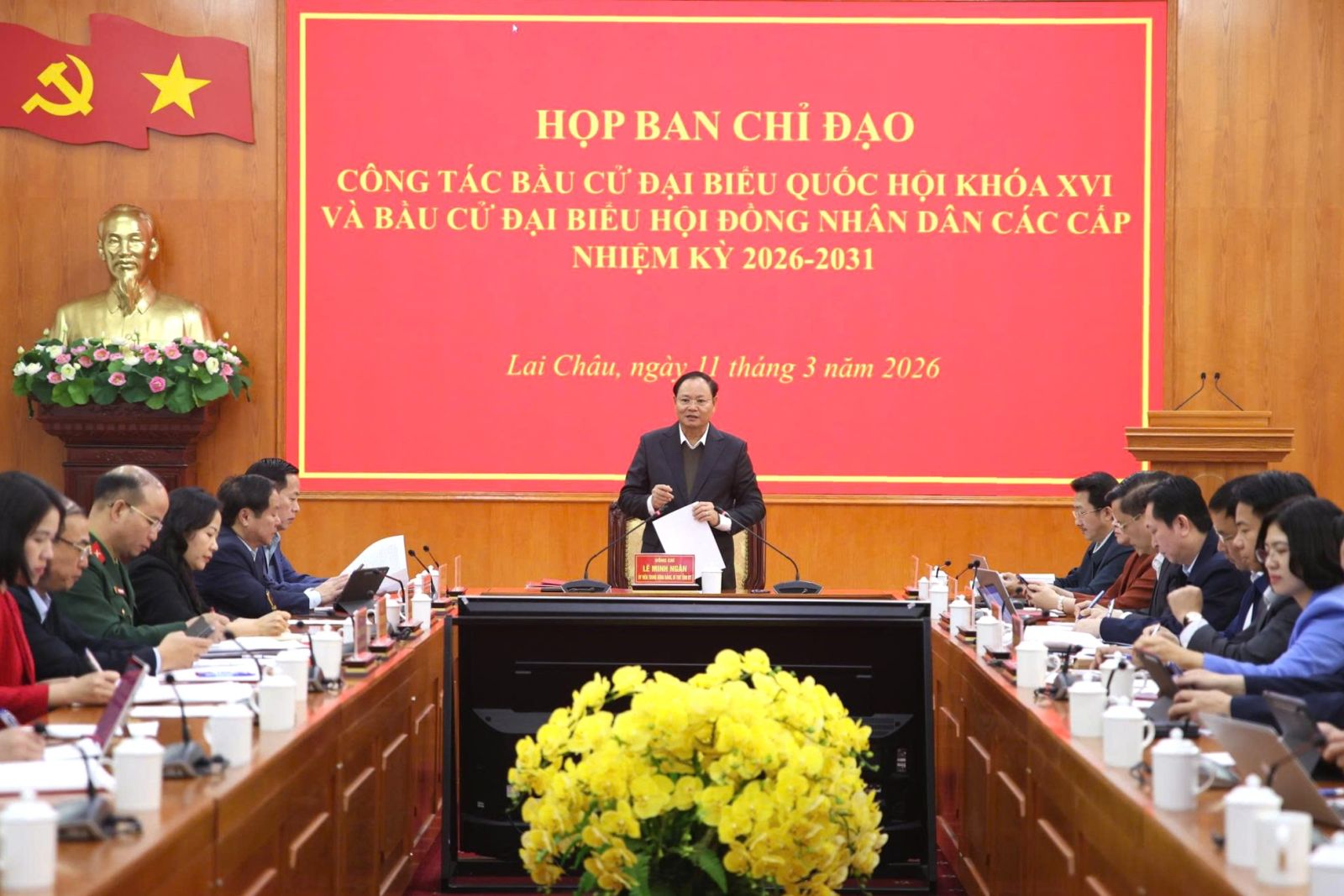 Lai Châu: Quyết liệt chỉ đạo công tác chuẩn bị để Cuộc bầu cử thực sự là Ngày hội toàn dân