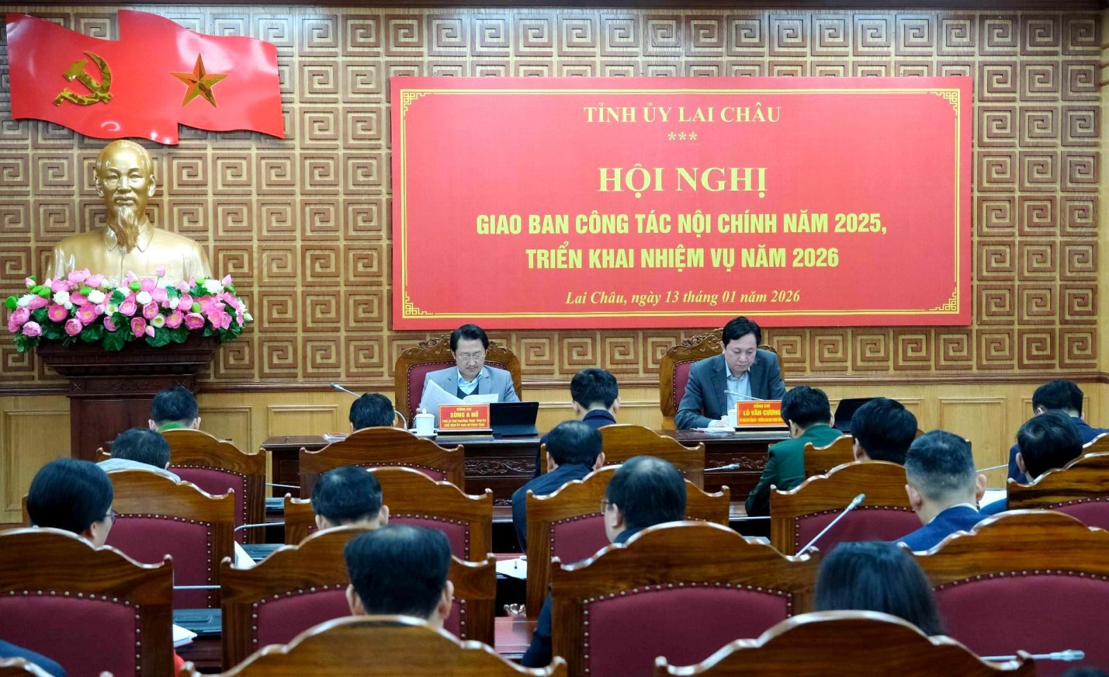 Tỉnh ủy Lai Châu: Giao ban công tác nội chính năm 2025, triển khai nhiệm vụ năm 2026