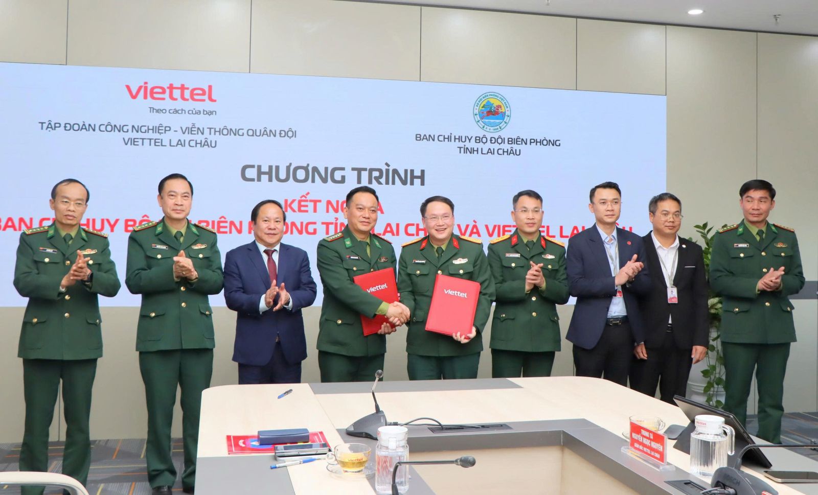 Chương trình kết nghĩa giữa Ban Chỉ huy Bộ đội Biên phòng tỉnh Lai Châu và Viettel Lai Châu