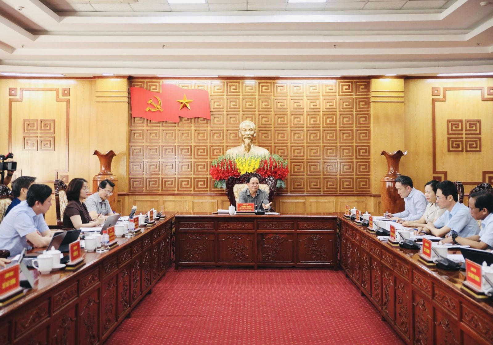 Thường trực Tỉnh ủy Lai Châu làm việc với Đảng ủy Sở Nông nghiệp và Môi trường về thực hiện nhiệm vụ quý I/2026